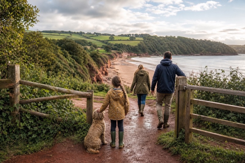 Devon dog-friendly family break