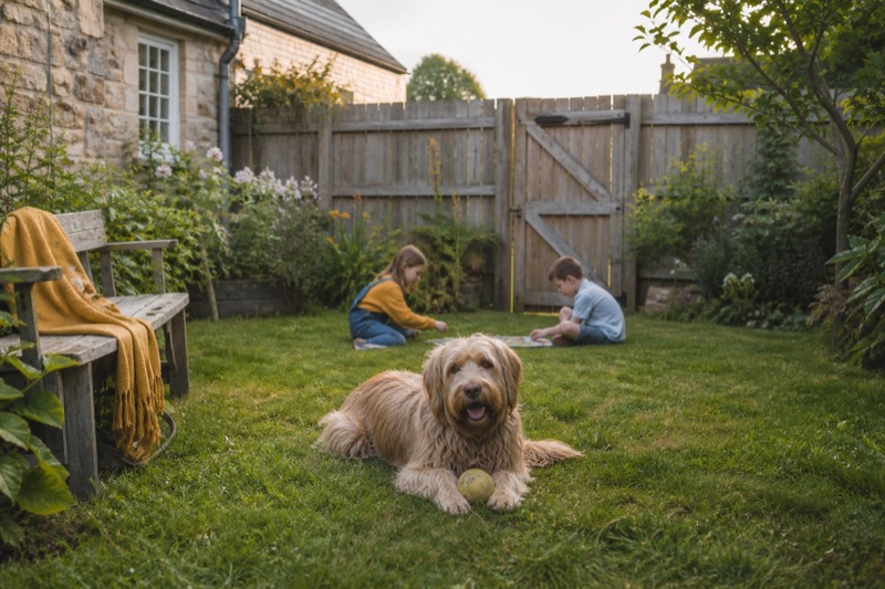 Enclosed garden breaks dog-friendly family break