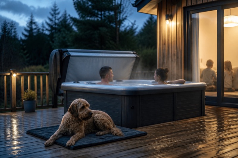 Hot tub breaks dog-friendly family break